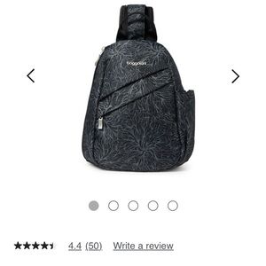 Baggallini Black Sling Bag NWOT